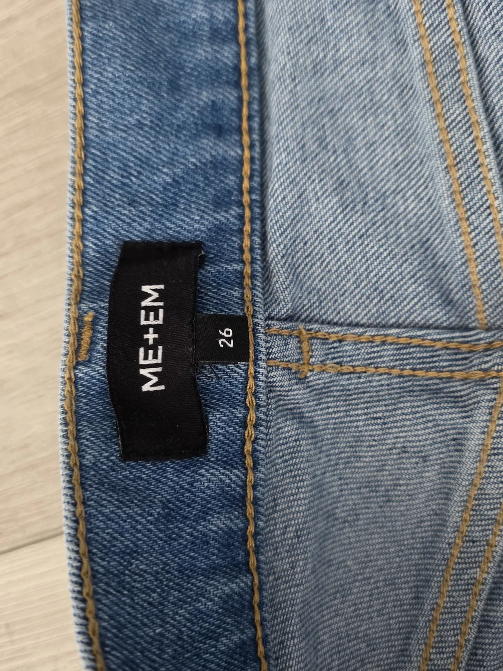 ME+EM Straight Leg Light Wash Jeans Women’s Size 26 - Picture 3 of 15